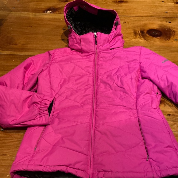 Karbon Jackets & Blazers - KARBON 10 Hot Pink Ski Snowbaording Hooded Jacket Apron Insulated